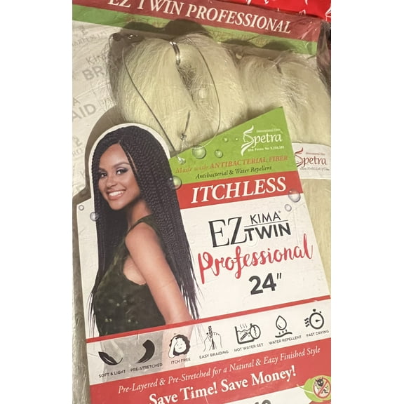 Harlem 125 Spetra EZ KIMA TWIN 24 in hair Braiding ( Style: KEZ24 )Color #613