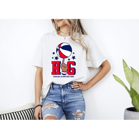 Harlem Globetrotters Vintage Basketball Trick Shot Fan Gift Unisex T-Shirt