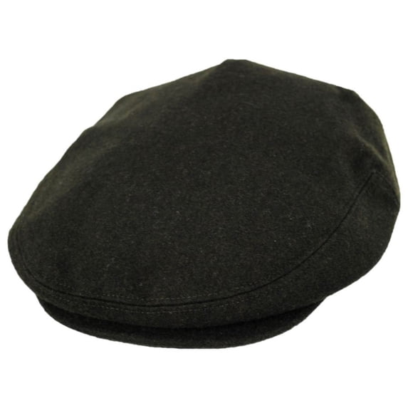 Harlem Wool Blend Ivy Cap - XL - Olive Green