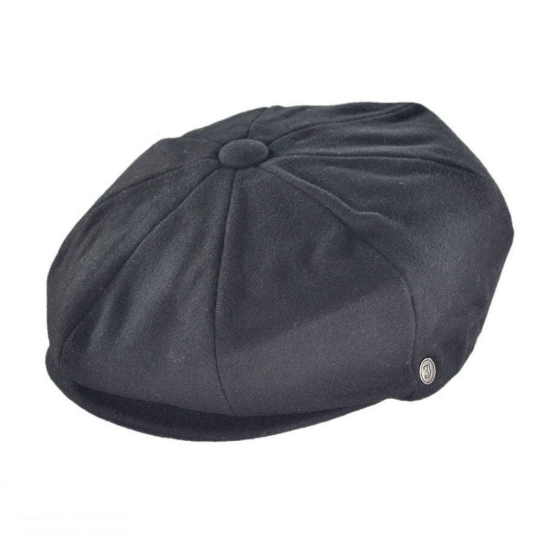 Harlem Wool Blend Newsboy Cap - L - Black - Walmart.com