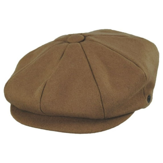 Harlem Wool Blend Newsboy Cap - M - Camel