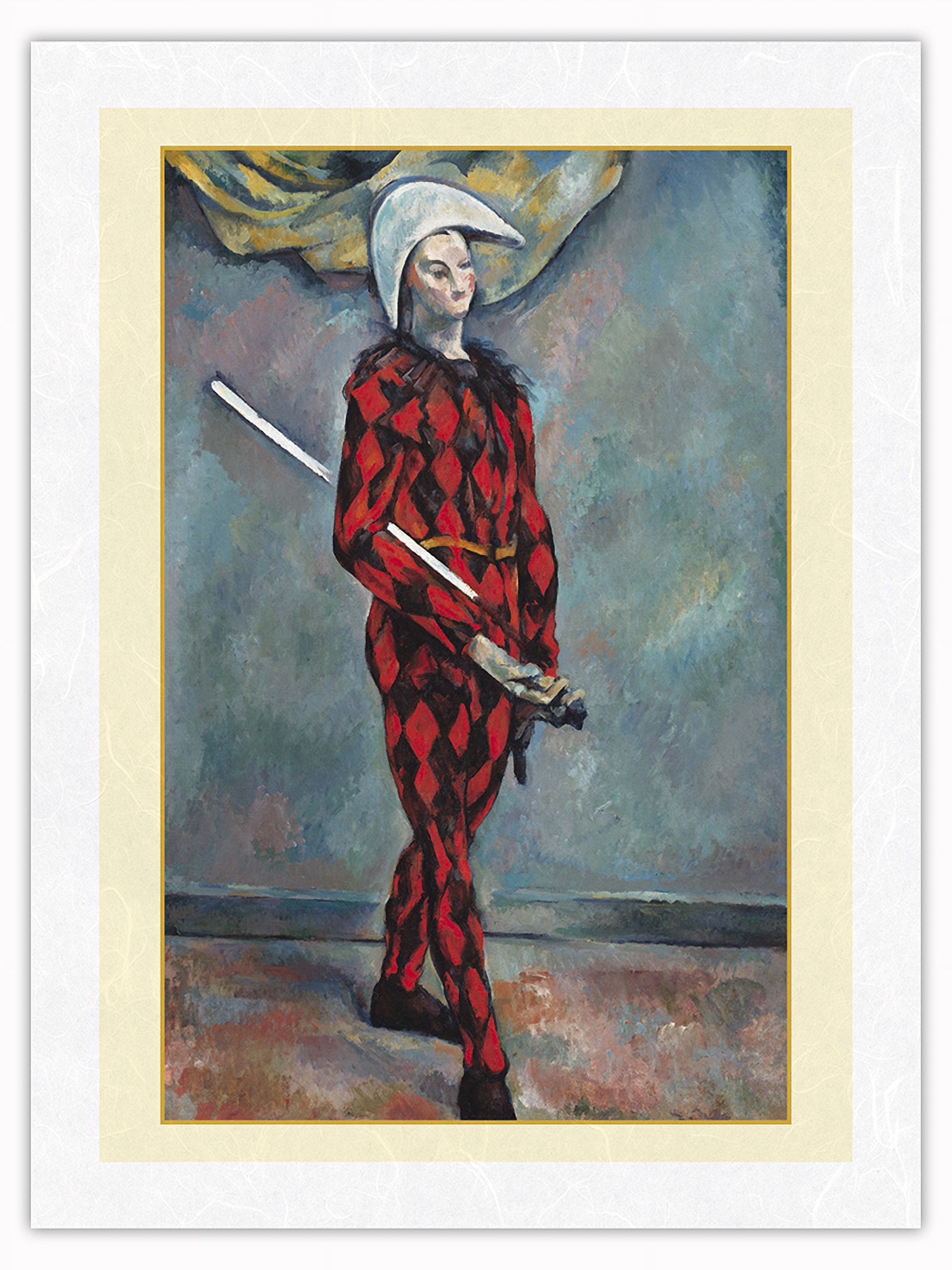 Harlequin - From an Original Color Painting by Paul Cézanne c.1888 ...