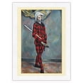 thumbnail image 1 of Harlequin - From an Original Color Painting by Paul Cézanne c.1888 - Japanese Unryu Rice Paper Art Print (Unframed) 12 x 16 in, 1 of 4