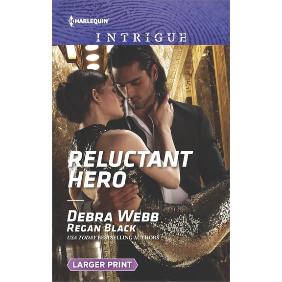 Pre-Owned Harlequin Intrigue Large Print: Reluctant Hero (Paperback)(Large Print)