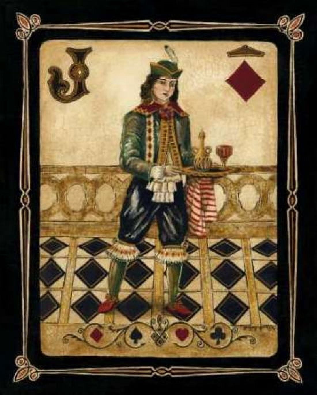 Harlequin Jack Canvas Art - Gregory Gorham (24 x 30)
