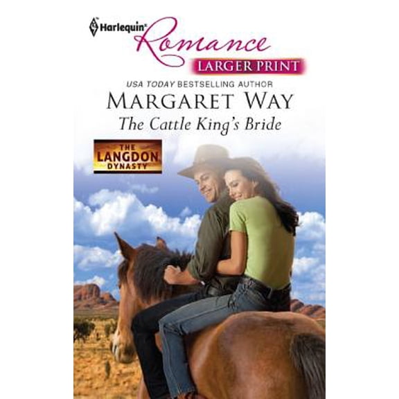 Pre-Owned Harlequin Larger Print Romance: The Cattle King's Bride (Series #4303) (Paperback)
