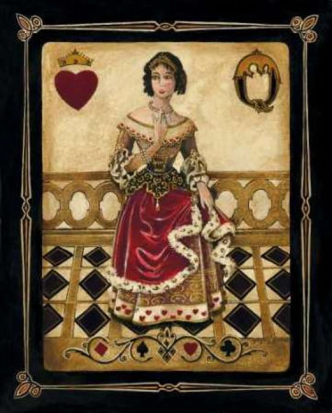 Harlequin Queen Canvas Art - Gregory Gorham (24 x 30)