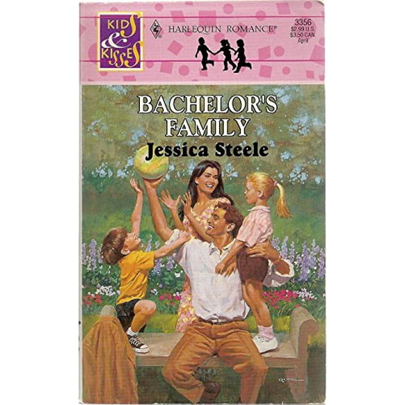 Pre-Owned Bachelor's Family by Jessica Steele Harlequin Romance Paperback, Fiction, English