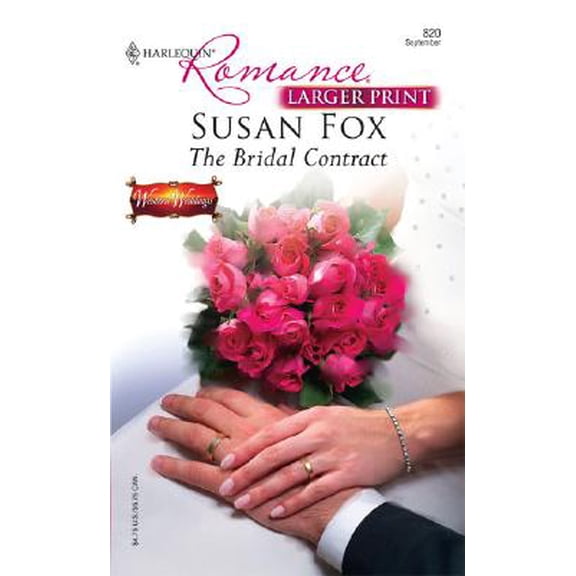 Pre-Owned Harlequin Romance Large Print: The Bridal Contract (Series #0820) (Paperback)