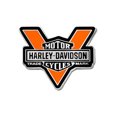 thumbnail image 1 of Harley-Davidson 1.5 inch. 'V' Bar & Shield Logo Metal Pin, Silver Nickel Finish, Harley Davidson, 1 of 2