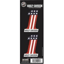 Harley Davidson #1 American Flag Decal