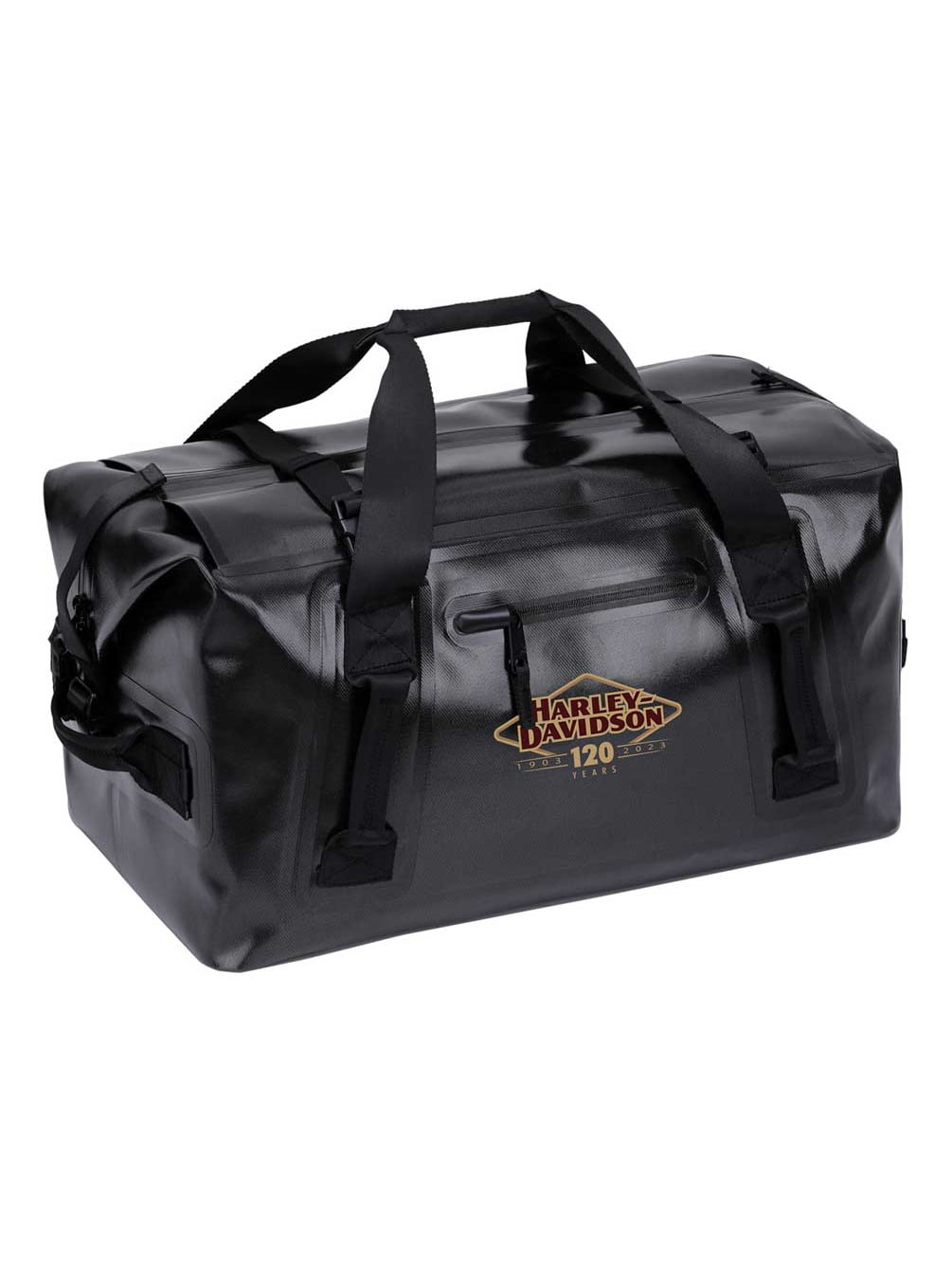 Harley-Davidson 120th Anniversary 21 in. Waterproof Duffel Bag Backpack ...