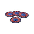 thumbnail image 1 of Harley-Davidson 1970s Psychedelic Coaster Set, Contoured Rubber Construction, Harley Davidson, 1 of 2