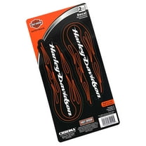 Harley-Davidson 2-Piece Tribal Flames H-D Large Decals - Black - 6 x 12 in., Harley Davidson