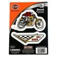 thumbnail image 1 of Harley-Davidson 2-Piece Vintage Racing White Decals - 2 Pack - 6 x 8 in., Harley Davidson, 1 of 2