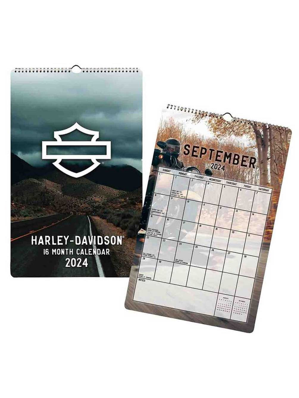 HarleyDavidson 2024 Ride Wall Hanging Calendar 8.9 x 14 inches
