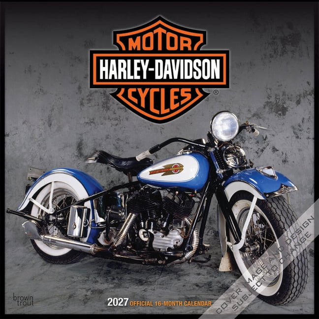 Harley-Davidson 2027 12 X 24 Inch (Hanging) Monthly Square Wall Calendar Plastic-Free, (Paperback)