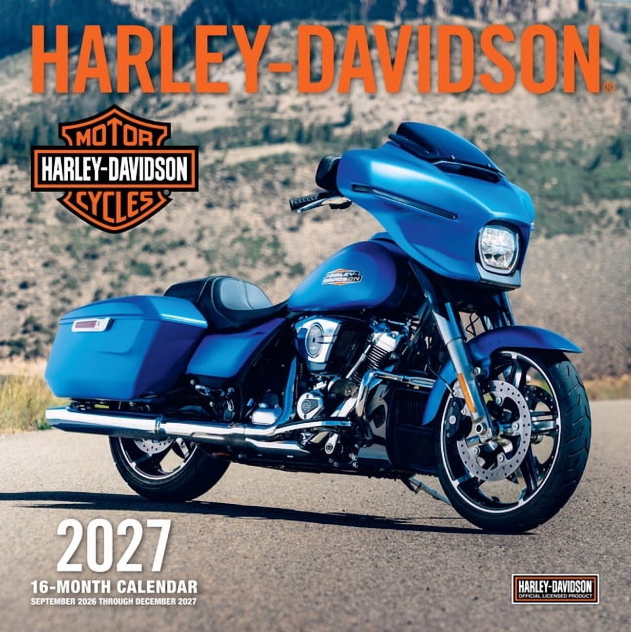Harley-Davidson 2027 12x12: 16-Month Calendar--September 2026