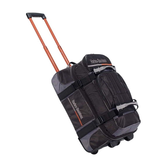 Harley-Davidson 22" Carry-On On Tour Wheeling Duffel Bag - Midnight (22"), Harley Davidson