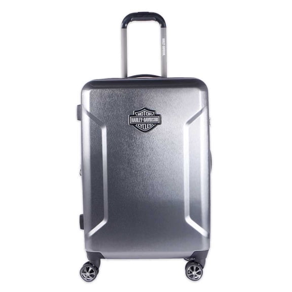Harley-Davidson 26 in. Touring Hard Sided Expandable Wheeling Luggage, Graphite, Harley Davidson