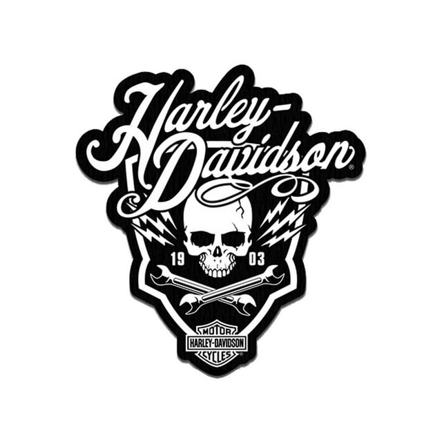 Harley-Davidson 3.5 in. Embroidered Bolts n' Doodads Emblem Sew-On ...