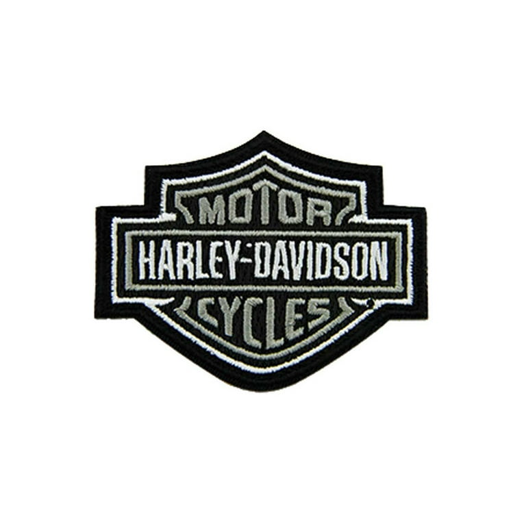 Amazon.com: Harley-Davidson 3 inch Embroidered Gray Bar