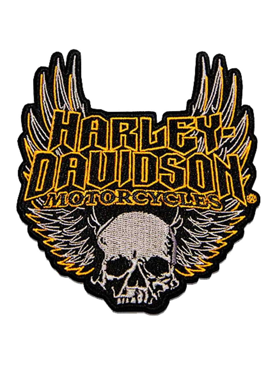  Harley-Davidson 4 in. Woven Freedom Machine B&S Logo Emblem  Sew-On Patch : Harley-Davidson: Clothing, Shoes & Jewelry