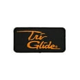 thumbnail image 1 of Harley-Davidson 4 in Embroidered Tri Glide Emblem Sew-On Patch - Black/Orange, Harley Davidson, 1 of 1