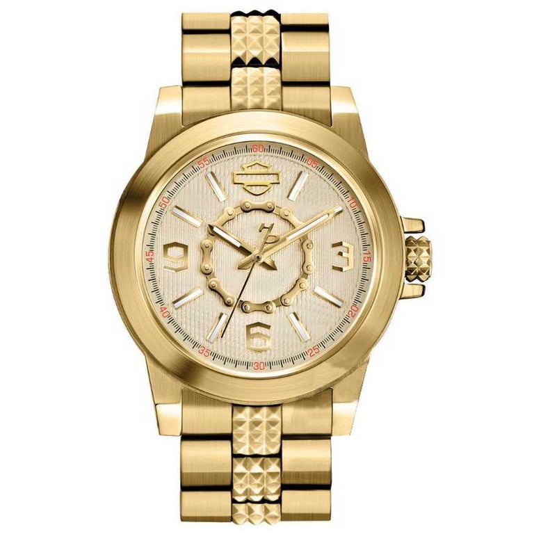 Ladies goldtone Bulova Harley-Davidson Watch Harley Davidson 77L103 Women main image 4