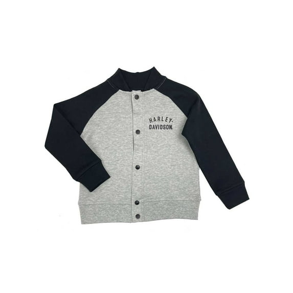Harley-Davidson Baby Boys' Bar & Shield Infant Varsity Knit Jacket (9/12M), Harley Davidson