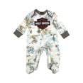 thumbnail image 1 of Harley-Davidson Baby Boys Bar & Shield Printed Footed Coveralls (9/12M), Harley Davidson, 1 of 1