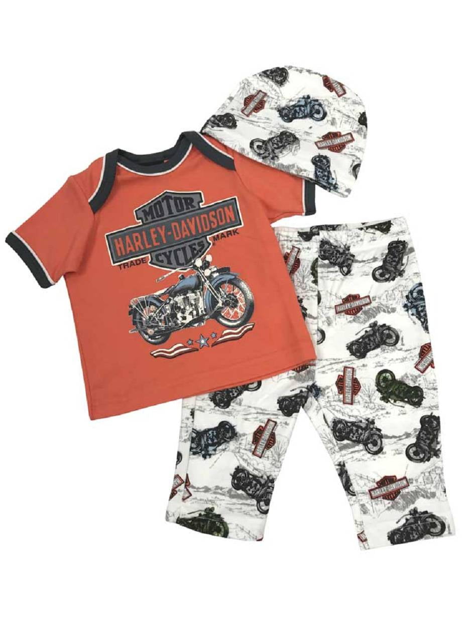 Harley davidson baby boy gift sale set