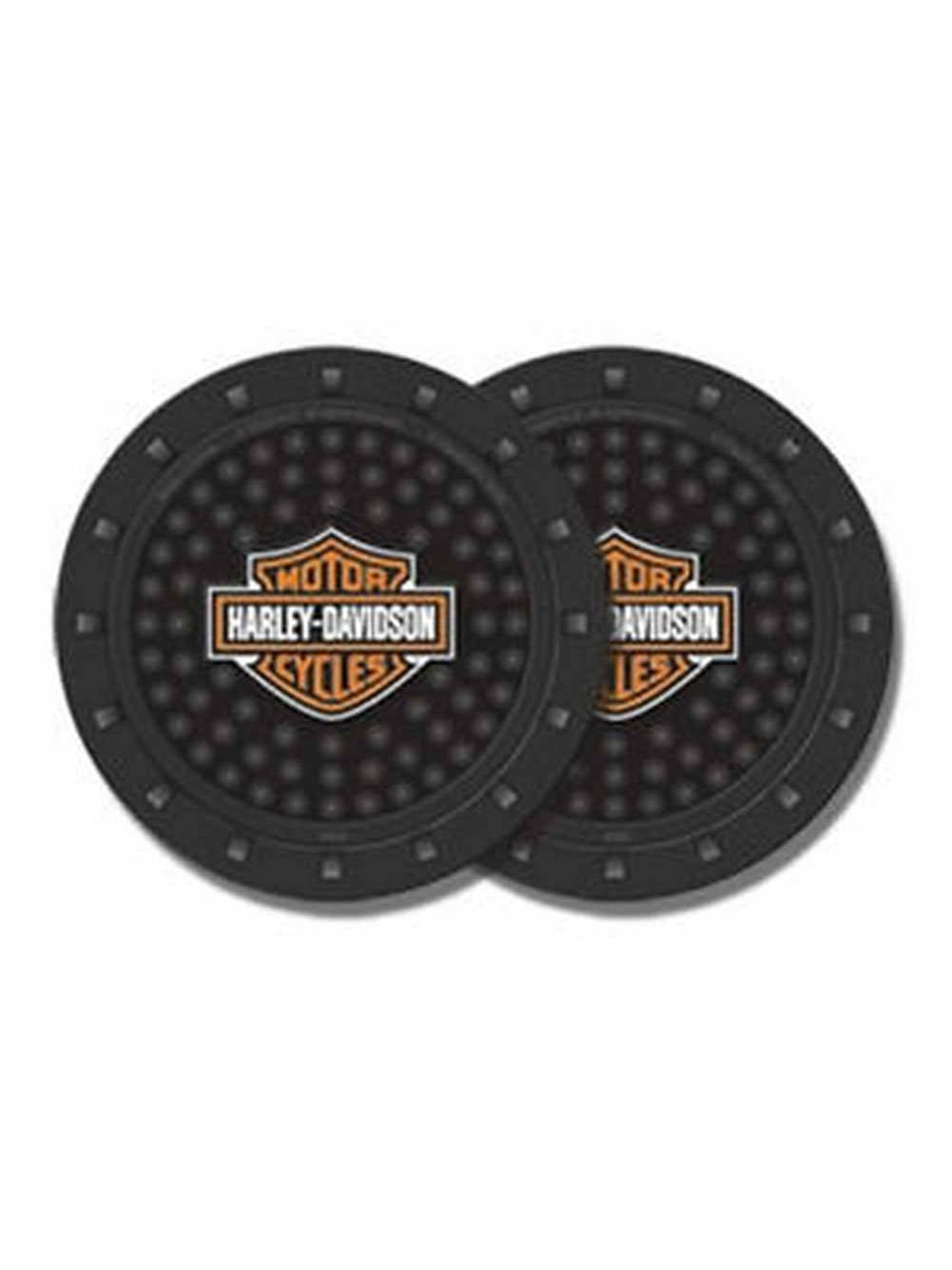 Harley-Davidson Bar & Shield Car Drink Holder Coaster, Set Of 2