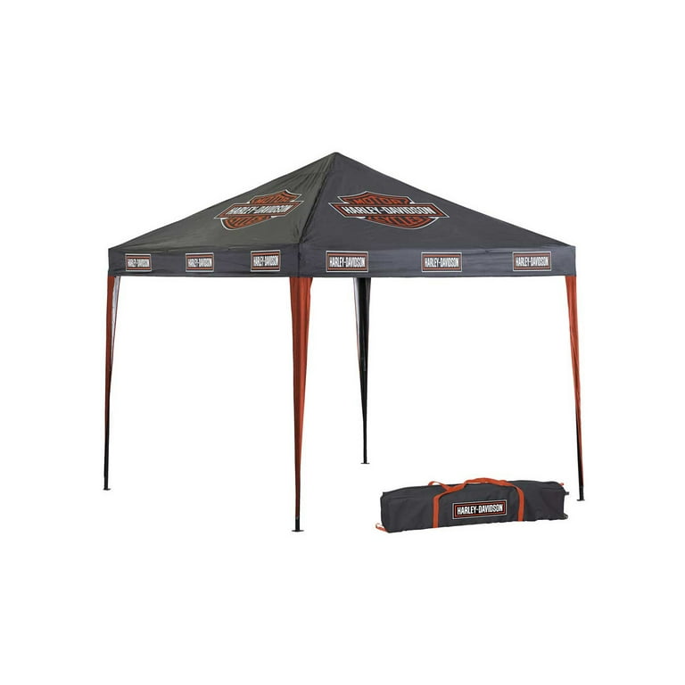 Harley-Davidson テント Harley-Davidson Bar & Shield Instant Outdoor Canopy - Steel