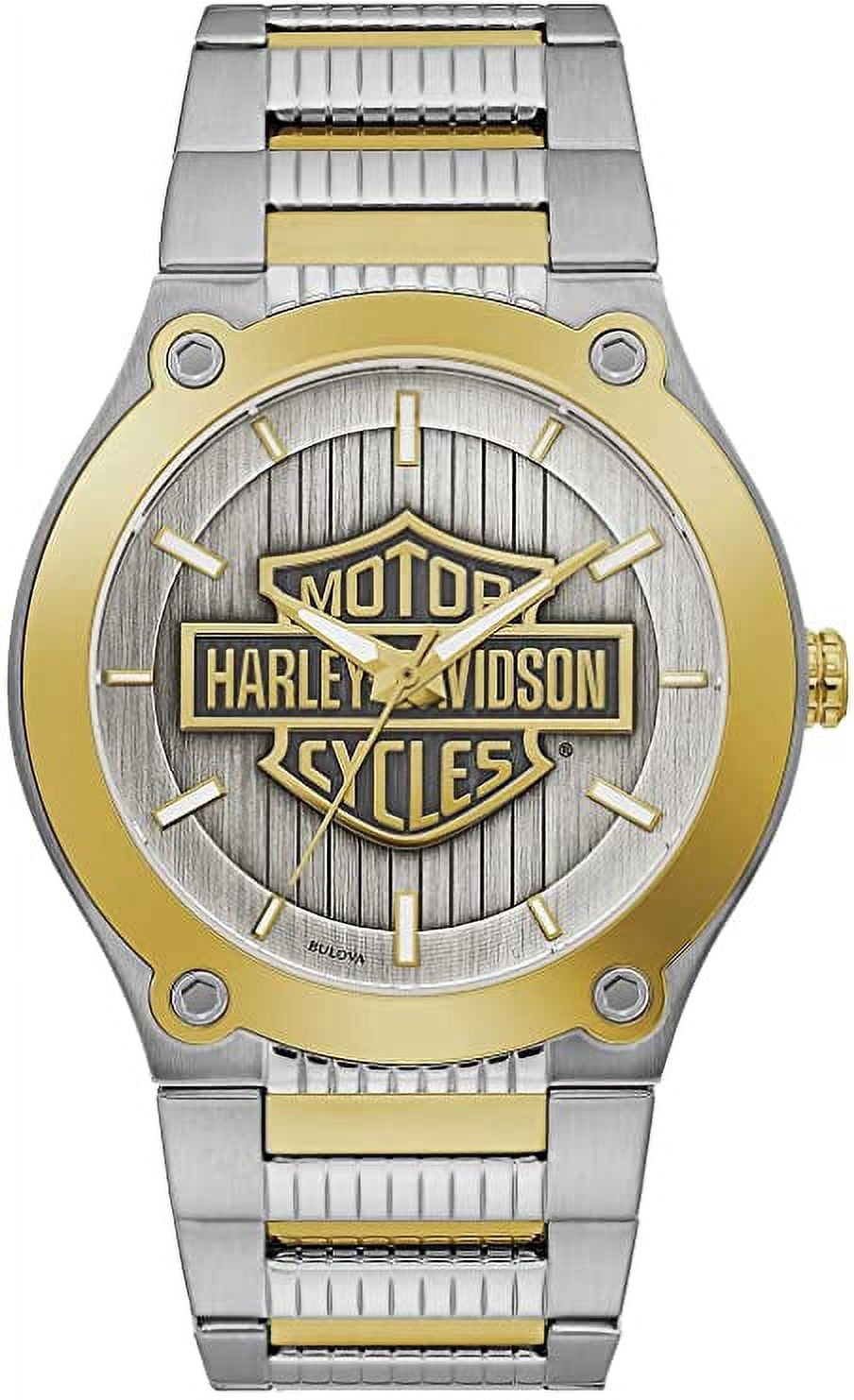 Harley-Davidson Bar & Shield Logo Hardware Gold-Tone Mens  display picture 1