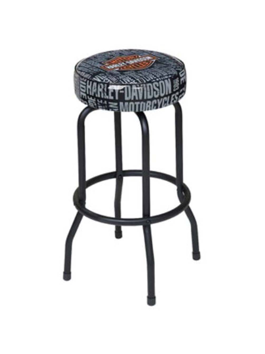 HarleyDavidson Bar & Shield Repeat Bar Stool HDL12127, Harley