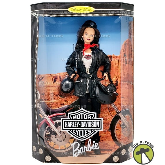 Harley-Davidson Barbie #3 Brunette Barbie Doll Motorcycle