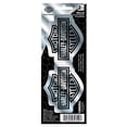 thumbnail image 1 of Harley-Davidson Chrome Bar & Shield Small Decal Set, Silver, 3" x 8", 2 Pieces, 1 of 2