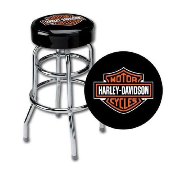 Harley-Davidson Classic Bar & Shield Logo Bar Stool HDL-12116A, Harley Davidson