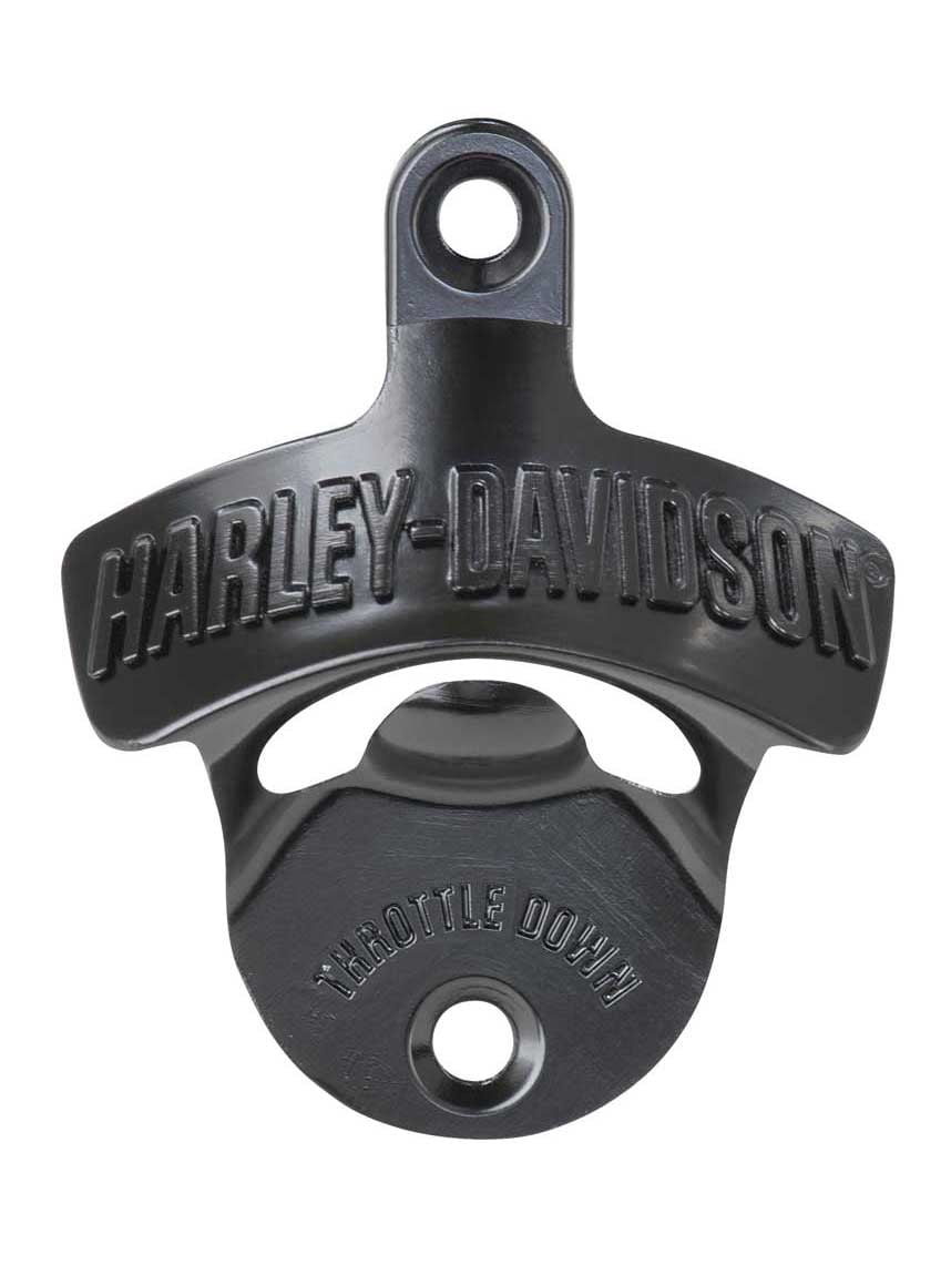 Harley-Davidson Custom Throttle Down Wall Mount Bottle Opener