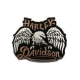 thumbnail image 1 of Harley-Davidson Cut-Out Dark Wing Eagle Hard Acrylic Magnet - 3 inch - Black, Harley Davidson, 1 of 2