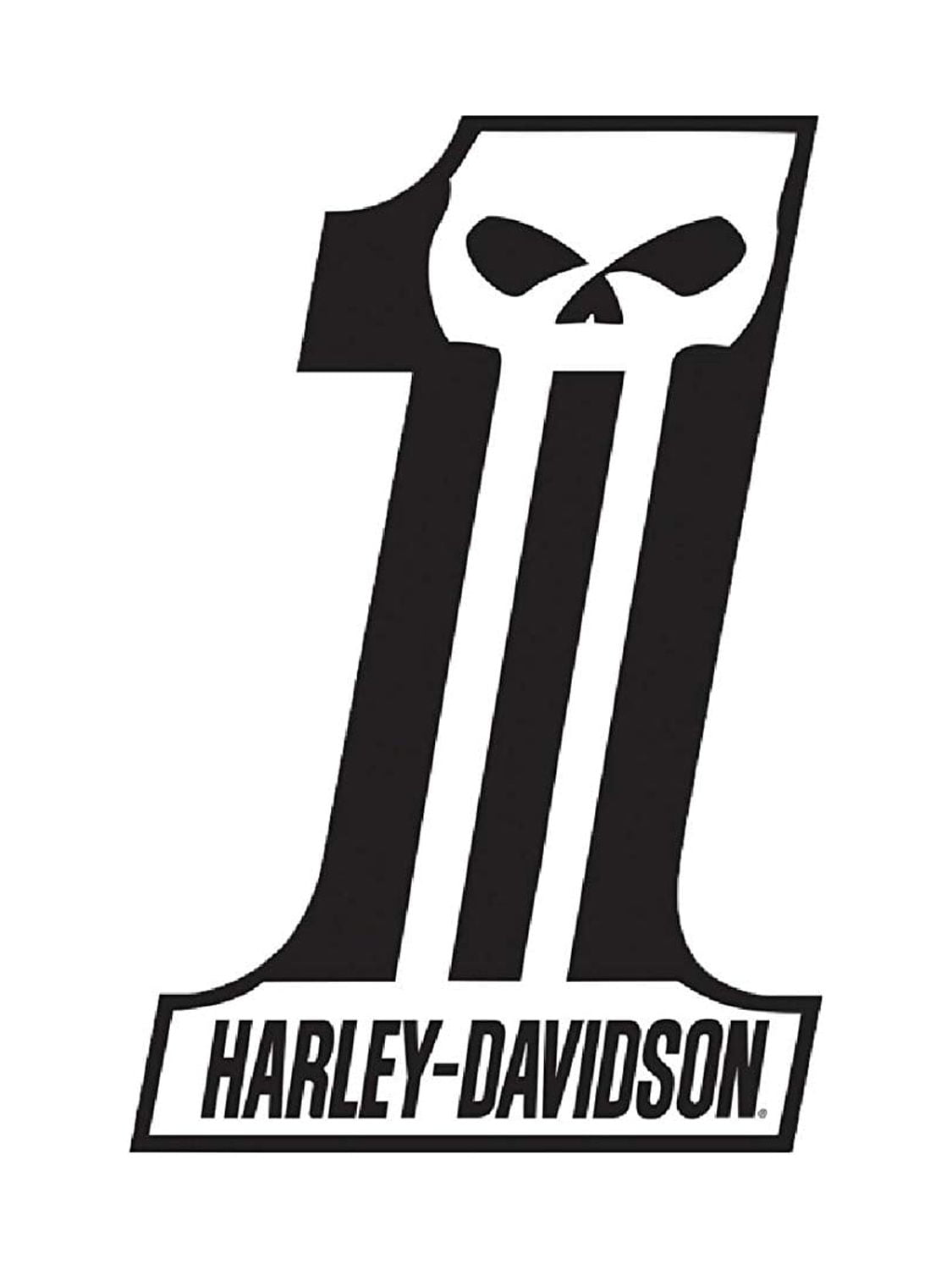 Harley-Davidson Dark Custom #1 Tin Metal Sign 12 x 18 Inches 2010521 -  Walmart.com, image size:1125x1500