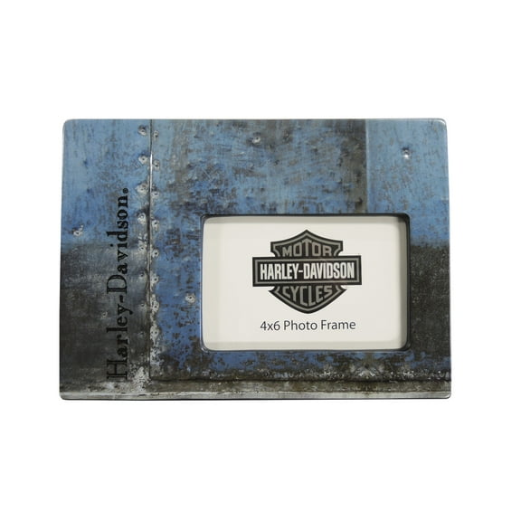 Harley-Davidson Decorative Metal Photo Frame for 4 x 6 inch Photos
