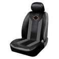thumbnail image 1 of Harley-Davidson Deluxe Sideless Black, Fabric, Iconic Bar & Shield logo, Seat Covers, 3 Pieces, 1 of 1