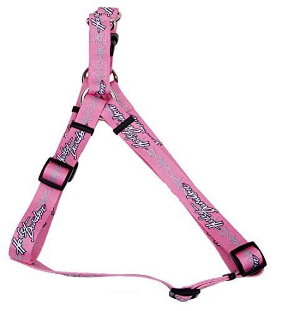 Harley Davidson Dog Harness Barb Wire SML 5 8 Pink