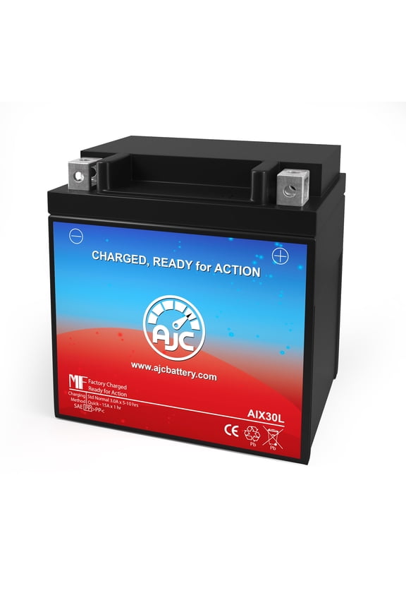 Harley-Davidson FLH, FLT Touring 1690CC 12V Motorcycle Replacement Battery (2010-2017) - This Is an AJC Brand Replacement