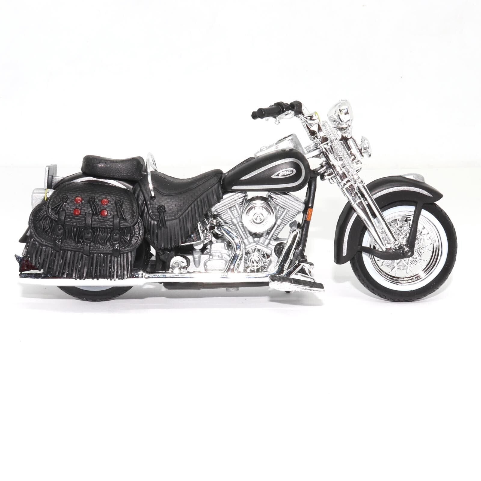 Harley Davidson FLSTS Heritage Softail Springer (1999) Motorcycle [1:18 scale in Black]