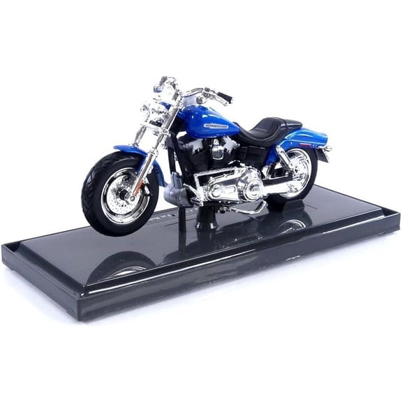 Harley Davidson FXDFSE CVO Fat Bob Diecast Model 1:18 Blue