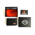 thumbnail image 1 of Harley Davidson Genuine Leather Bi Fold Wallet Compact Size In Gift Box, 1 of 24