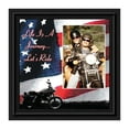 thumbnail image 1 of Harley Davidson Gifts for Men and Women, Patriotic Harley Accessories, Harley Davidson Wedding Gifts, American Flag for Harley Riders, "It's Not the Destination" Unique Motorcycle Wall Decor, 9751, 1 of 4